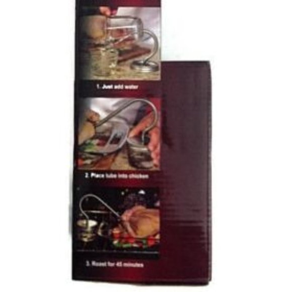 Turbo Roaster Chef Tony Cooks Chicken & Turkey In Half The Time New - Picture 4 of 8